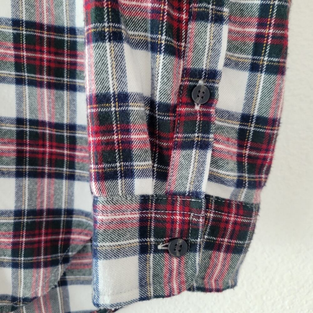 Abercrombie & Fitch Plaid Soft A&F Collection Plaid Flannel Button Down Size S - Picture 4 of 5